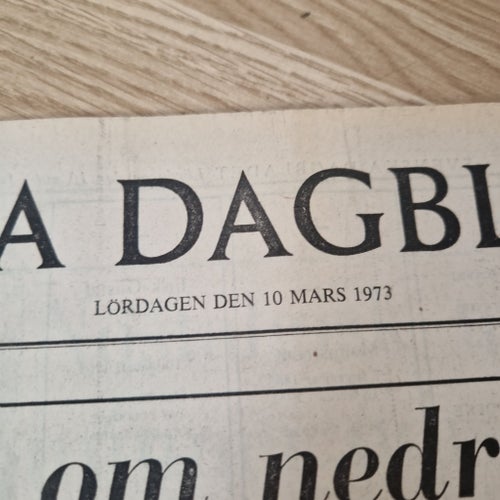 Svenska Dagbladet 10 Mars 1973
