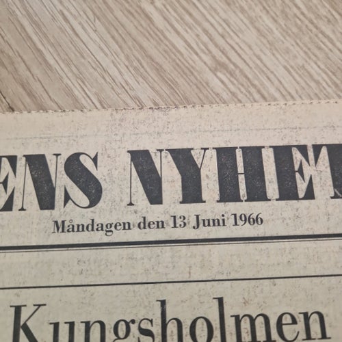 Dagens Nyheter 13 Juni 1966