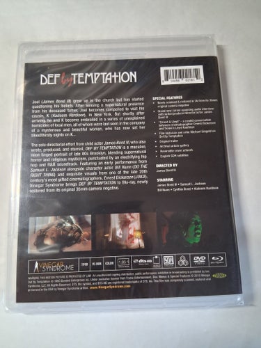 Def by temptation. Vinegar Syndrome. Inplastad Blu-ray