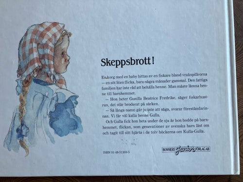Kulla-Gulla på barnhemmet av M Sandberg Bergström & E Stålsjö 26 sidor från 1986