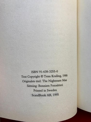 MARDRÖMSMANNEN Tessa Krailing 1995