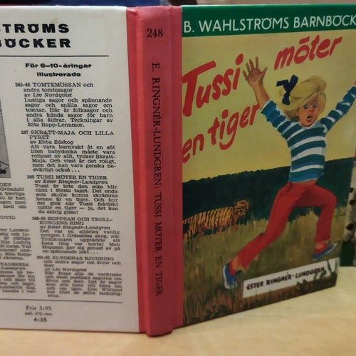 Tussi möter en tiger - Ester Ringer Lundgren. bok. Wahlströms 248