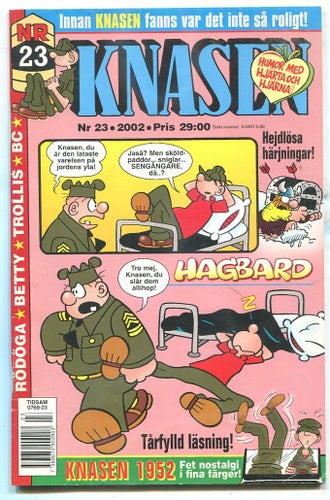 Knasen 2002 nr 23 Hagbard , Betty ,Trollis, BC , Rödöga mm