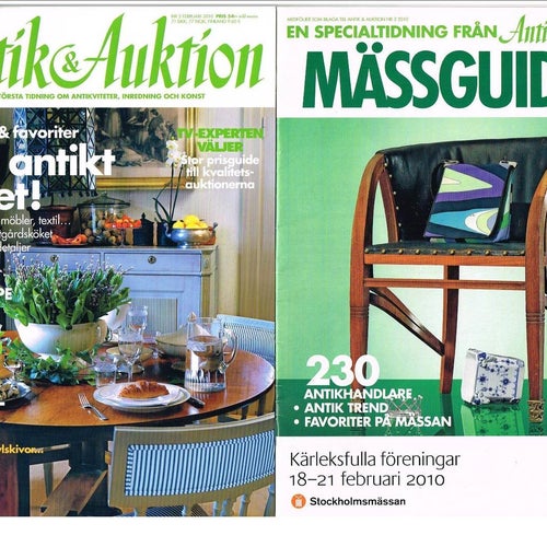 ANTIK & AUKTION 2010 - Nr 1-12 - komplett årgång 11 tidningar