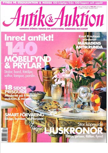ANTIK & AUKTION 2010 - Nr 1-12 - komplett årgång 11 tidningar