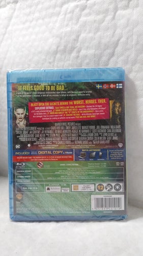Suicide Squad Blu-Ray Oöppnad & Inplastad
