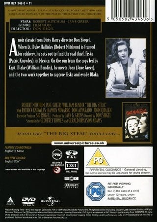The Big Steal (1949) Don Siegel med Robert Mitchum och Jane Greer.