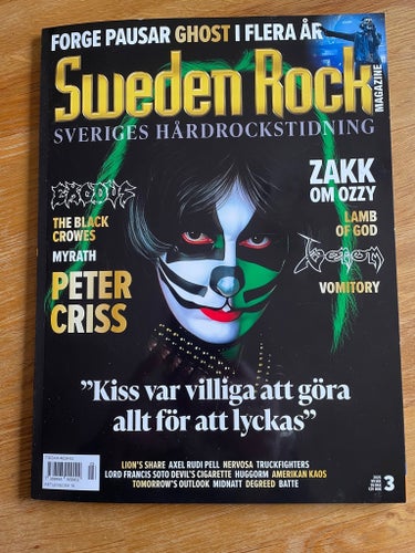 Sweden Rock Magazine nr 3 2026 Ghost Forge Zakk Kiss