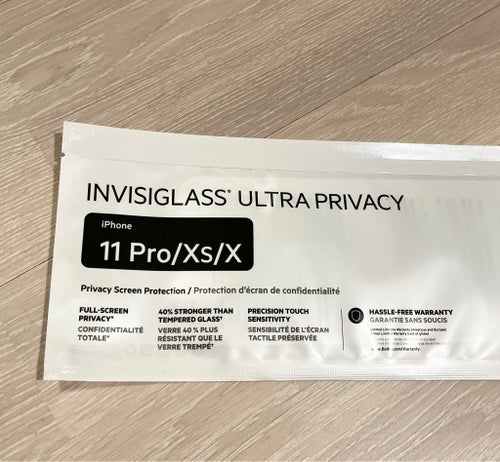 NY Belkin InvisiGlass Ultra Privacy Skärmskydd för iPhone 11 Pro/XS/X