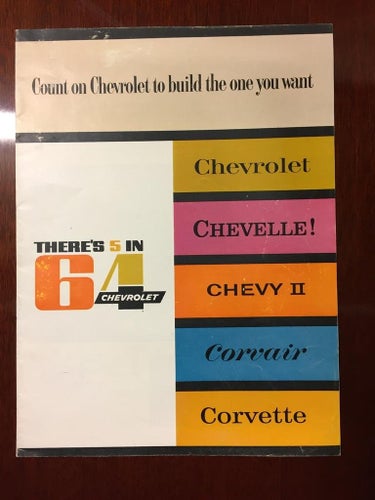 Försäljningsbroschyr Chevrolet 1964