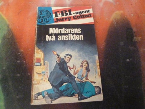 MÖRDARENS TVÅ ANSIKTEN, NR 7, JERRY COTTON, POCKET, BOK