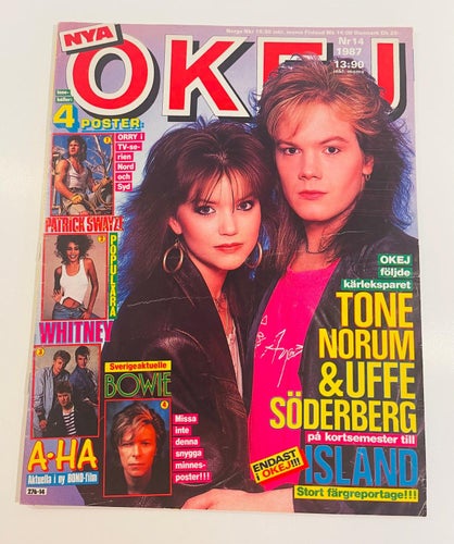 Tidningen OKEJ ! Nr     14  - 1987 .