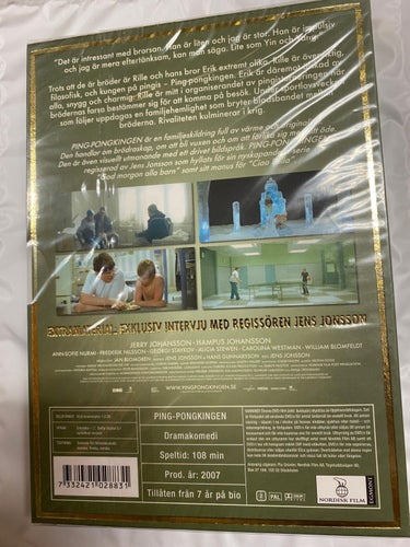 DVD Ping Pong Kingen Jens Jonsson INPLASTAD