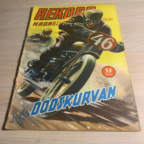 Tidningen Rekord Rekordmagasinet 1950 nr 10 - (baksidan saknas)