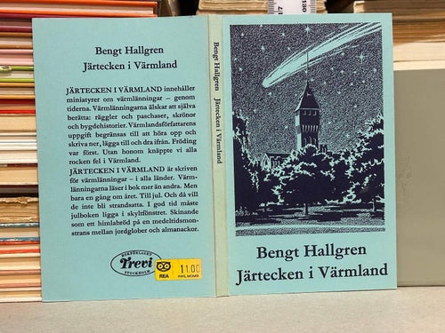 Järtecken i Värmland av Bengt Hallgren. Bok. Very fine plus