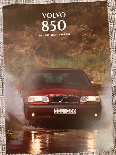 Volvo 850 1994 - försäljningsbroschyr (GL, SE, GLT, Turbo)