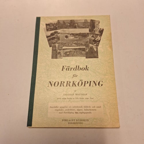 Oläst Färdbok för Norrköping av Ingemar Wretman,
