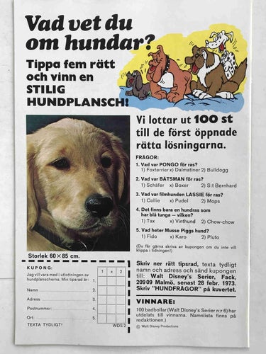 Walt Disney´s Serier - 1973:2 FN-VF