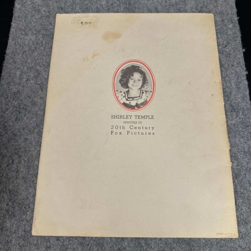 Sing with Shirley Temple - Sångalbum - Noter