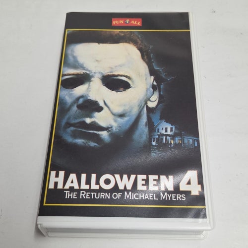 Halloween 4 - The return of Michael Myers VHS film