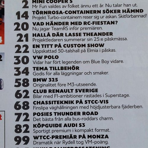 Bilsport nr 9 2005: Audi S3 köpguide, Club Renault i Superstage