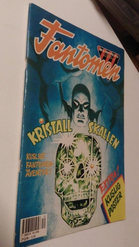 Fantomen 1989 nr 10. med extra kuslig poster. Fine