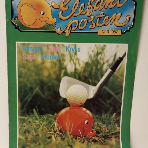 Elefant posten Nr 3 1987. Fine