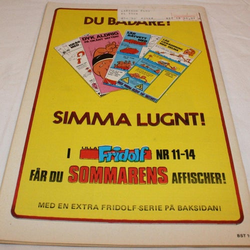 Buster - 1974 - NR 16 - Rover, Benny Guldfot och Handbollens underbarn.