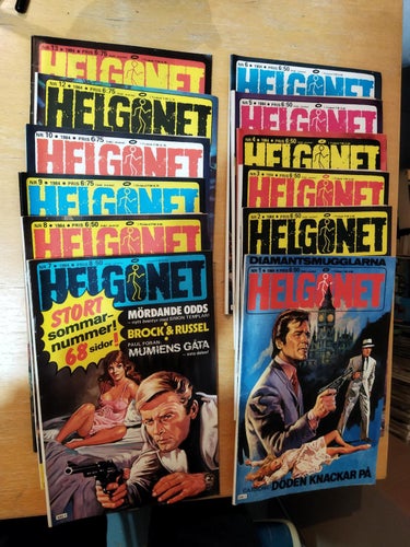 Helgonet 1984 flera nummer 12 styck