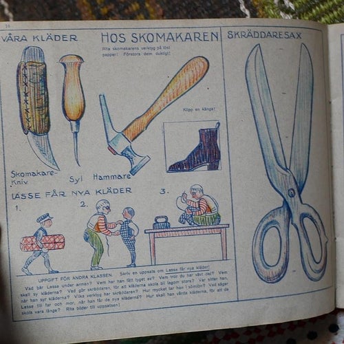 Tysta övningar vid hembygdsundervisningen , LG Sjöholm & A. Goës . 1925