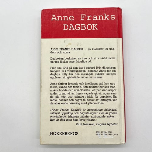 Anne Franks dagbok av Anne Frank