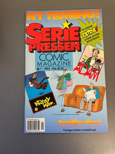 Serie Pressen Comic Magazine Nr 1, 1993