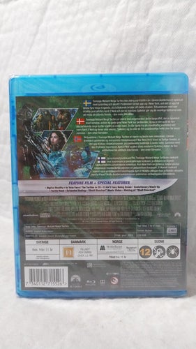 Teenage mutant Ninja Turtles 2014 Blu-ray Oöppnad & Inplastad