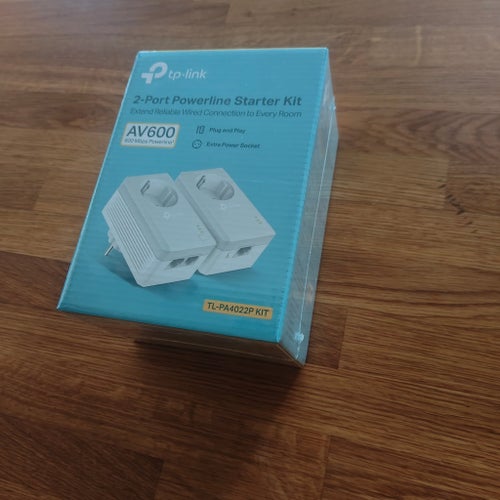 TP-Link AV600 2-Port Passthrough Powerline Starter Kit