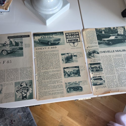 Motorföraren Provkör: Chevy II 469, Oldsmobile F 85, Chevelle Malibu SS