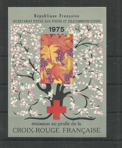 1975 – Frankrike – MNH/** – Röda Korset – häfte