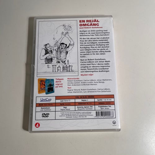 DVD - en Rejäl Omgång. Robert Gustafsson.