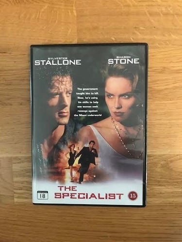 The Specialist -Specialisten -Fint skick-UTGÅTT-Sharon Stone Sylvester Stallone.