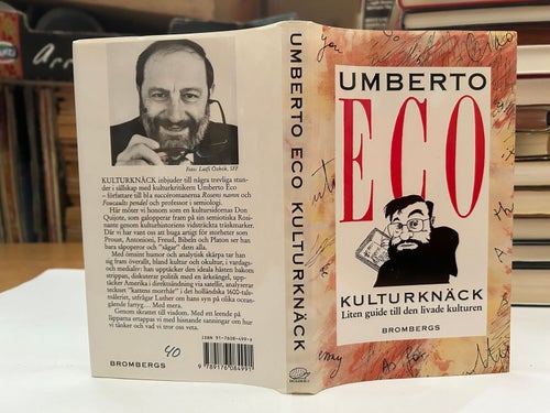Kulturknäck Liten guide till den livade kulturen av Umberto Eco, Very Fine plus