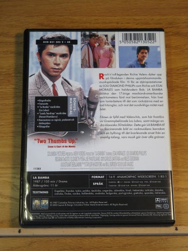 La Bamba Lou Diamond Phillips Nyskick!
