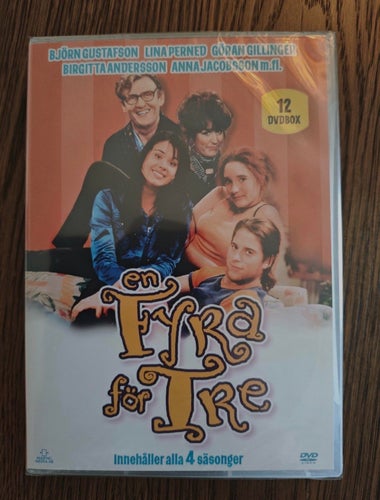 En Fyra för Tre hela serien - DVD Box ny/inplastad