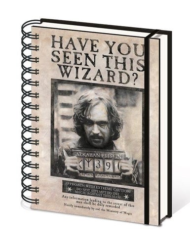 Anteckningsbok - Harry Potter (Wanted Sirius Black)