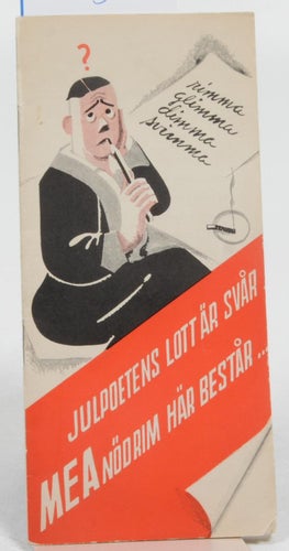 Julrim, Julpoetens lott är svår, MEA nödrim här består