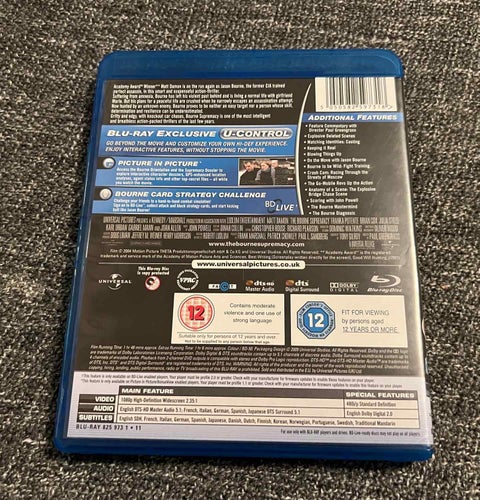 THE BOURNE SUPREMACY (2004) UTGÅVA I MKT FINT SKICK MED SVENSK TEXT!