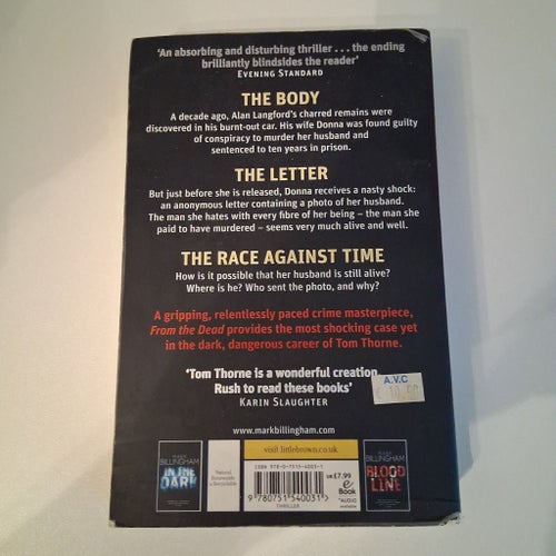 From the dead av Mark Billingham