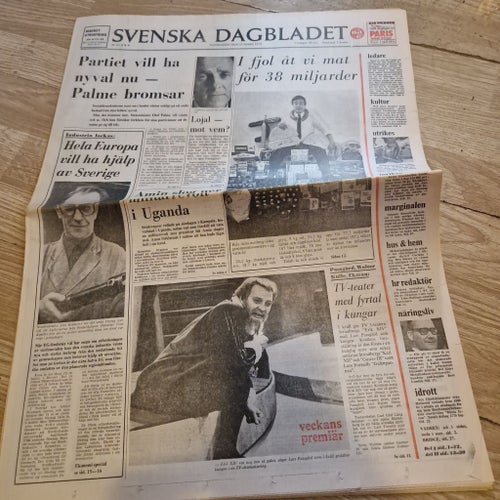 Svenska Dagbladet från 1974