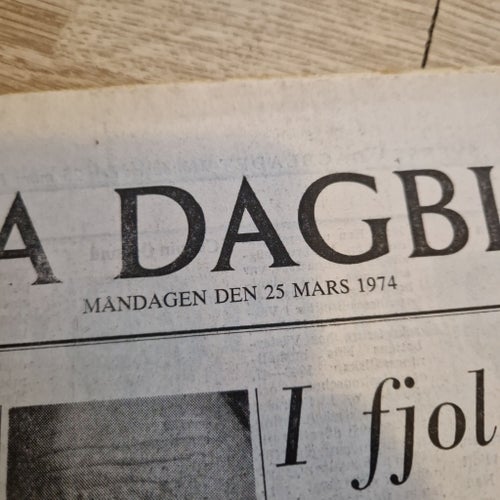 Svenska Dagbladet från 1974