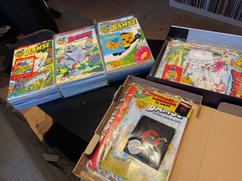 Bamse komplett 2015-2022 handplockade i butik
