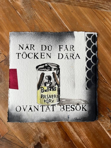 Originalmålning av Värmländska konstnärerna Daniel Zausnig / Erik Hjorth
