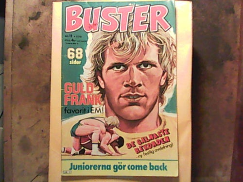Buster nr 11 1978 med bilaga VW truppen fotboll 1978